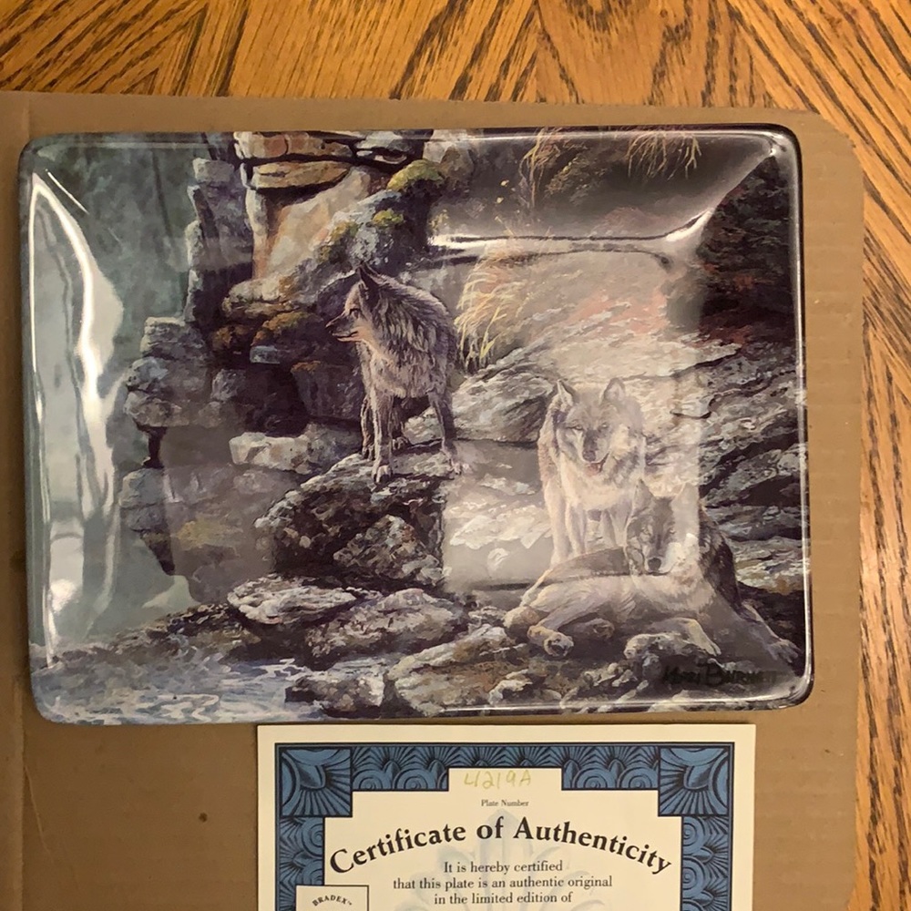 Bradford exchange collector plate